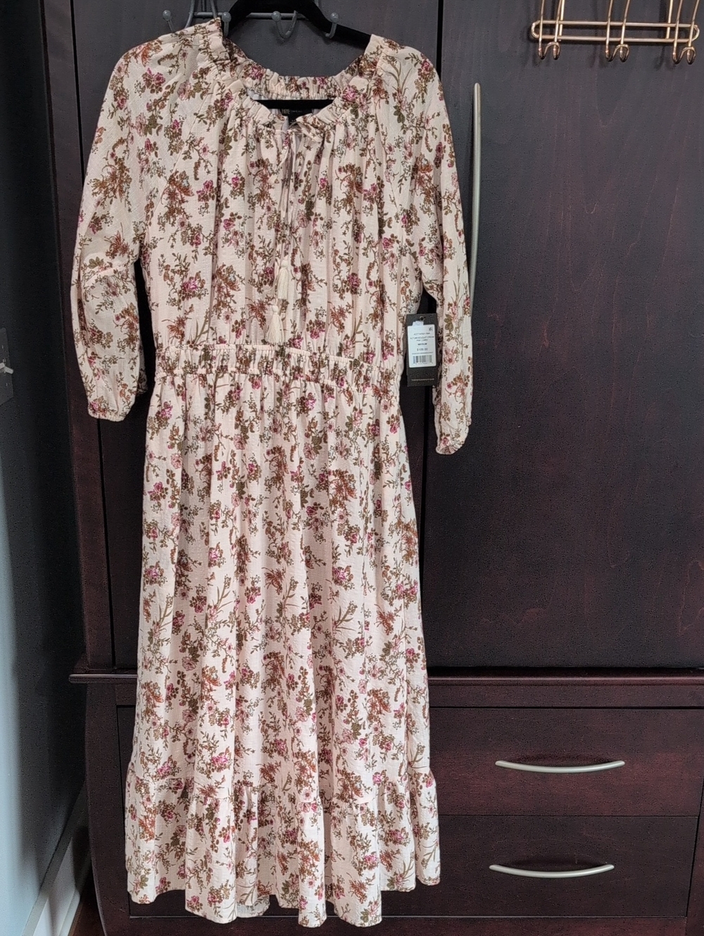 Frye Autumn Bouquet Maxi Dress Medium
